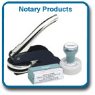 Notary Products - Xstamper Pre-Inked guaranteed to last your commission